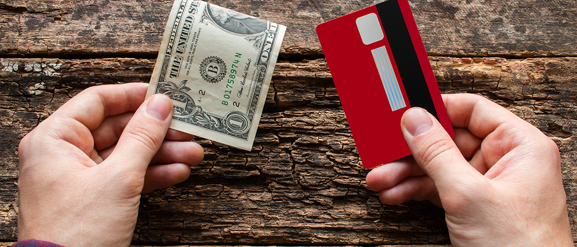 Credit Card or Cash